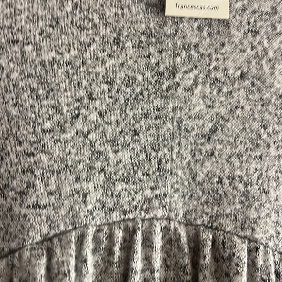 Heather grey float baby doll long sleeve dress - Picture 4 of 7